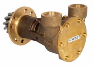 ¾” bronze pump, <b>40-size</b>, flange mounted with BSP threaded ports